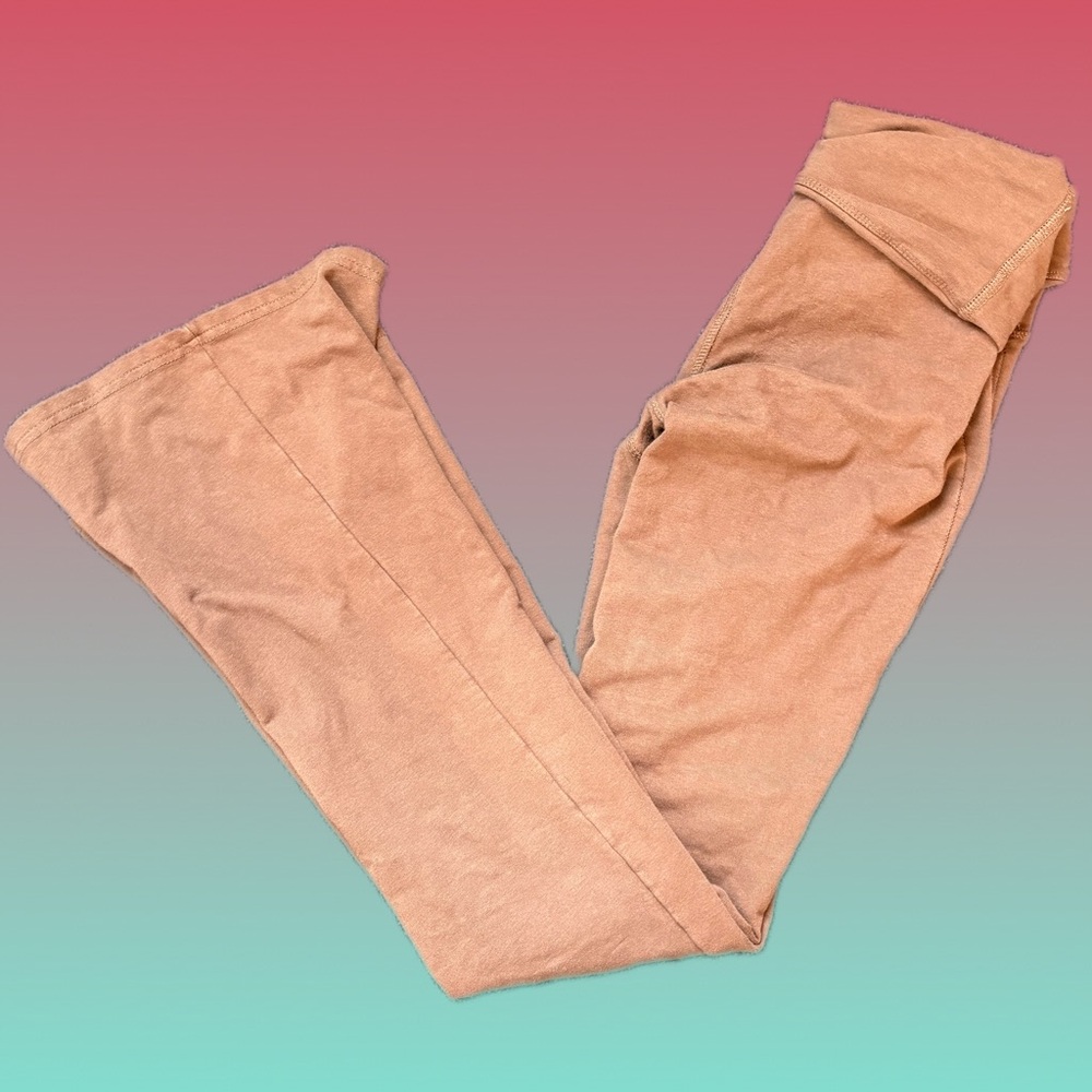 Pacsun California Burnt Orange Flared Slit Tight Fitted Leggings Women's XS